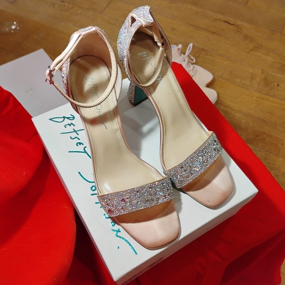Betsey Johnson SB-Dani Rhinestone Heels Size 11M – Bridal, Prom, or Party Ready! - Picture 11 of 14
